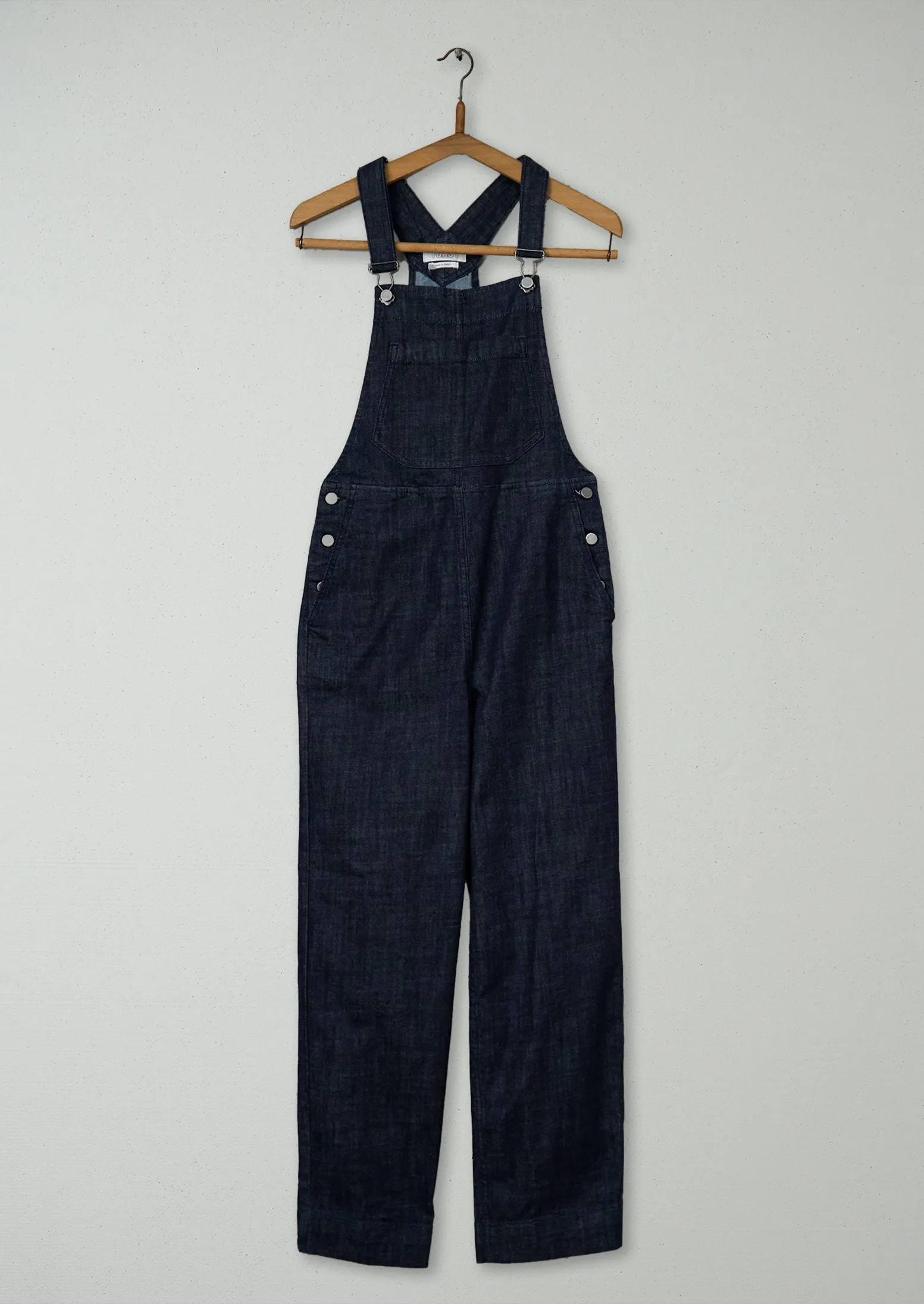 Reworn Denim Dungarees Size 6 (1034) | Indigo sold by TOAST