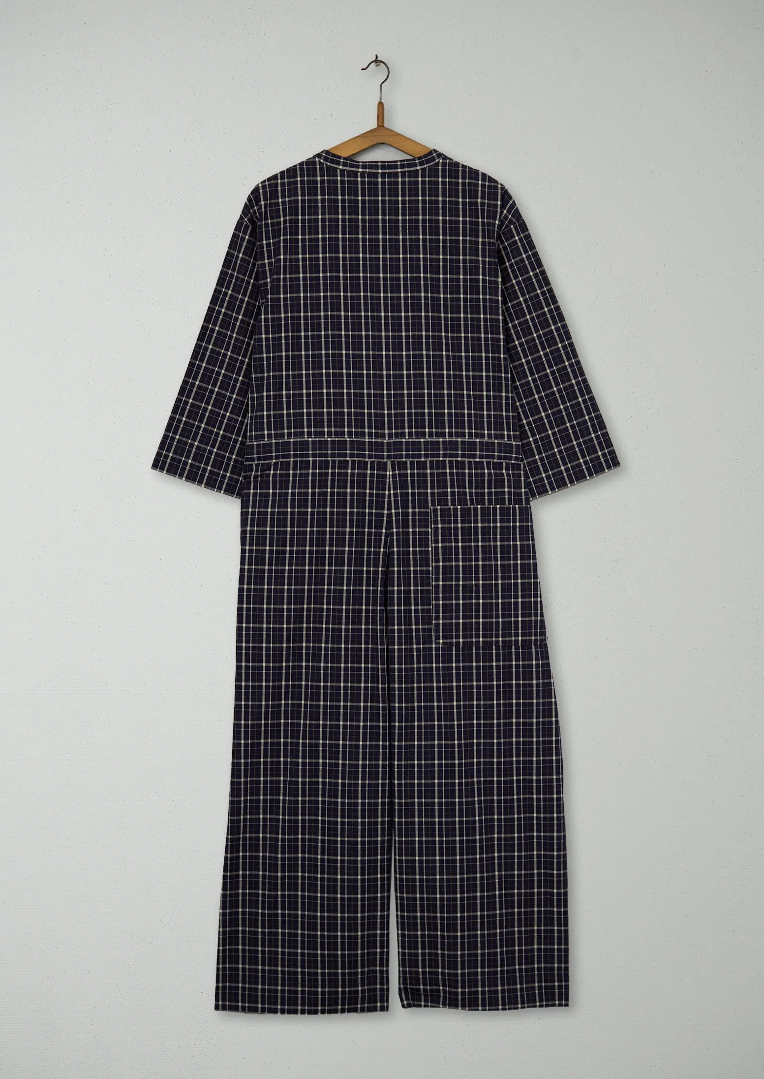 Reworn Check Cotton Jumpsuit Size S (1005) | Multi sold by TOAST product image thumbnail 2