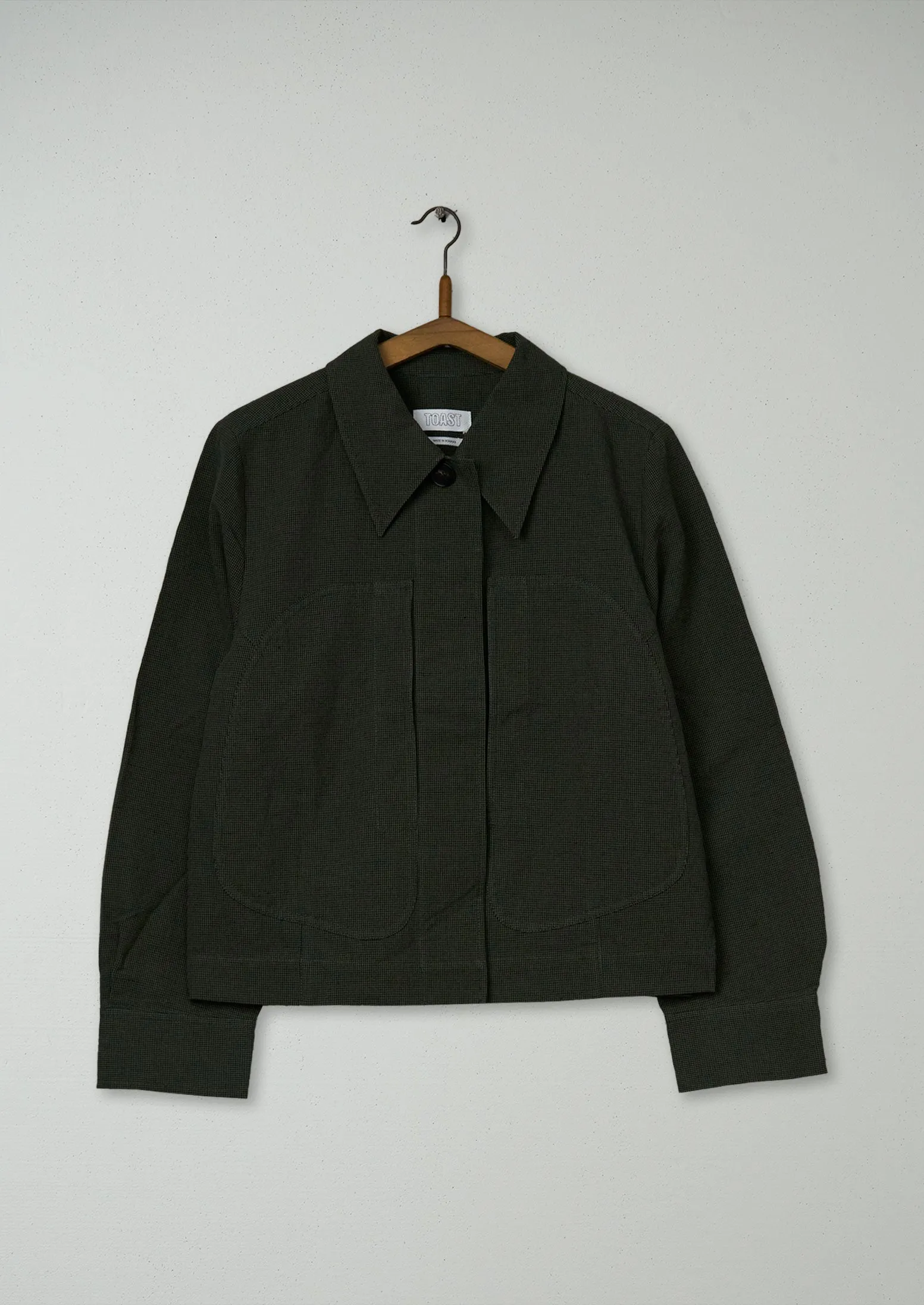 Reworn Cotton Linen Aviator Jacket Size 16 (184) | Multi sold by TOAST