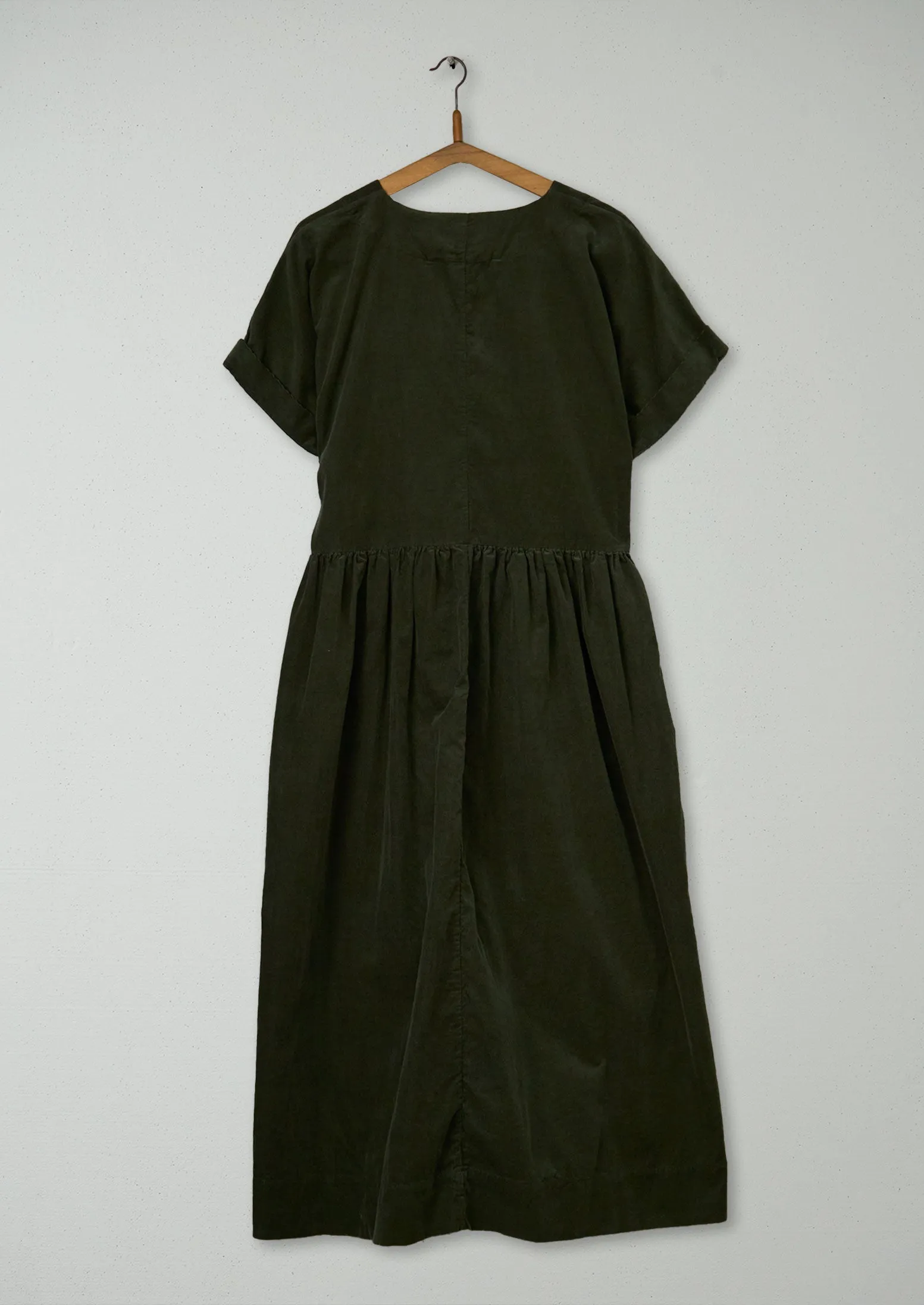 Reworn Needlecord Wrap Front Dress Size L (1470) | Seaweed sold by TOAST product image thumbnail 2