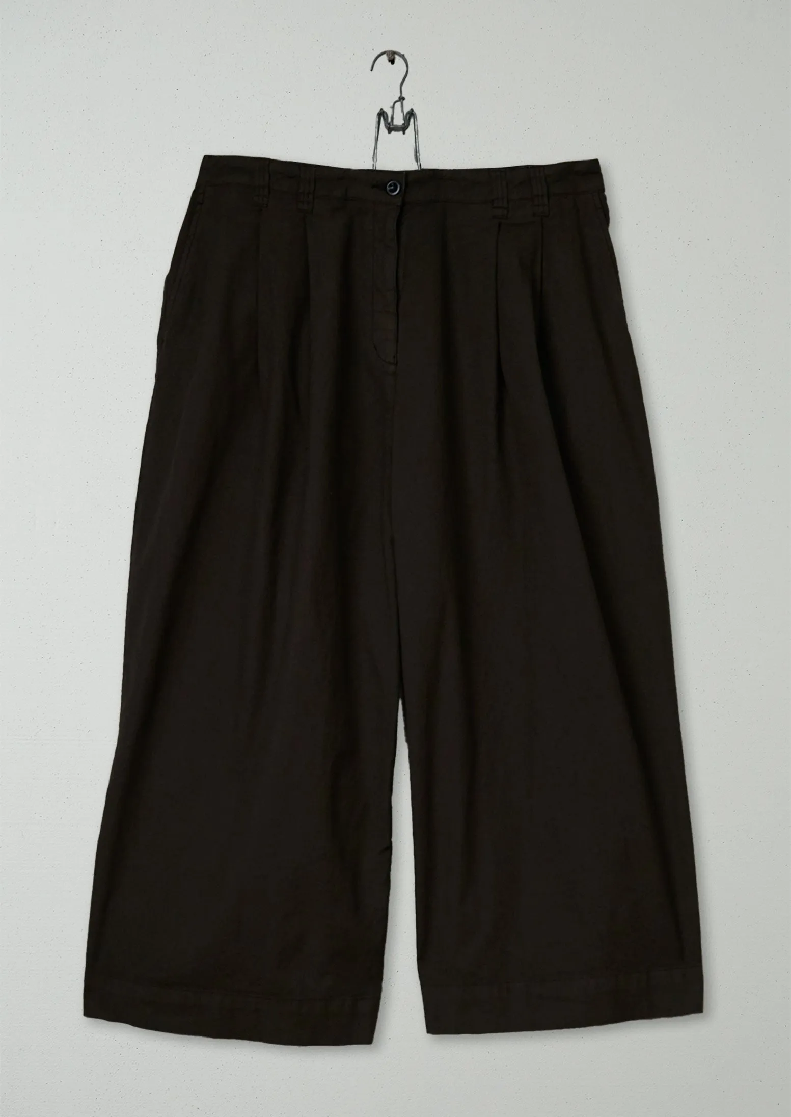 Reworn Canvas Pleat Front Trousers Size 18 (1006) | Verde Gris sold by TOAST
