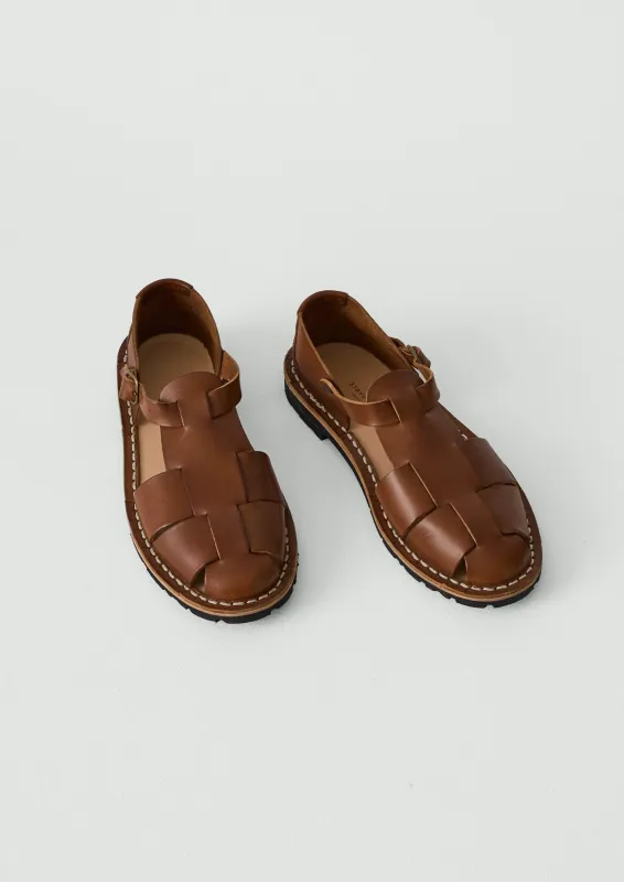 Steve Mono Maypole Sandals | Chocolate sold by TOAST