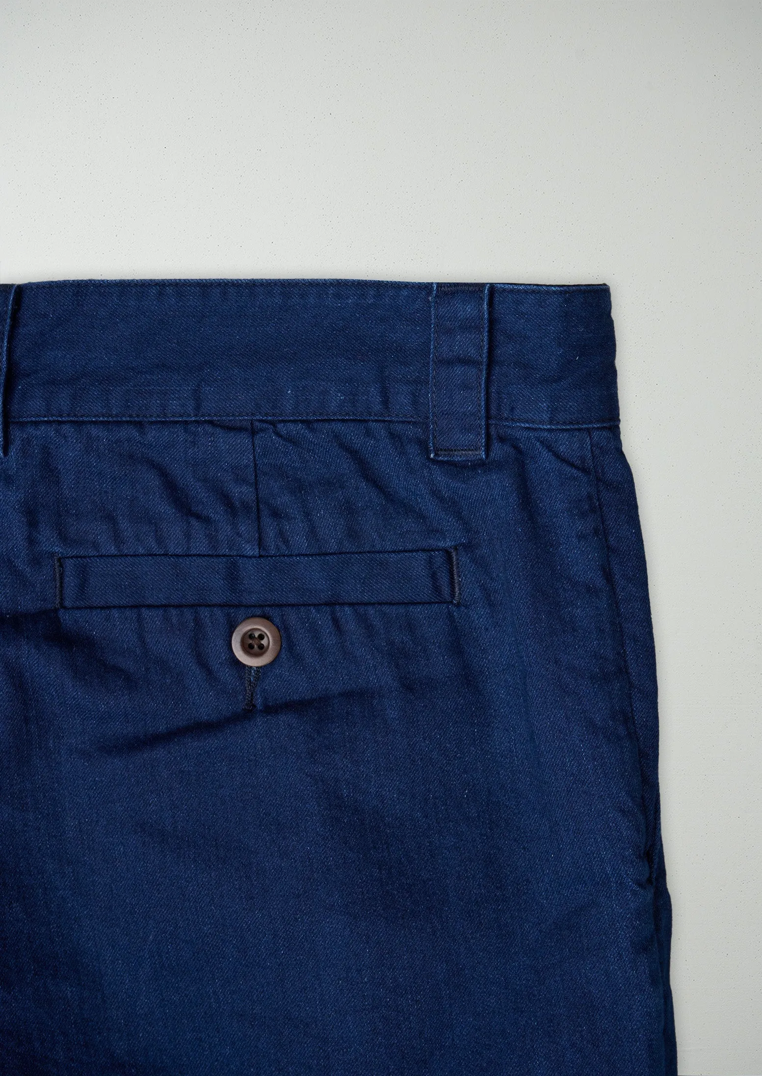 Reworn Mens Pleat Trousers Size S (051) | Indigo sold by TOAST product image thumbnail 2