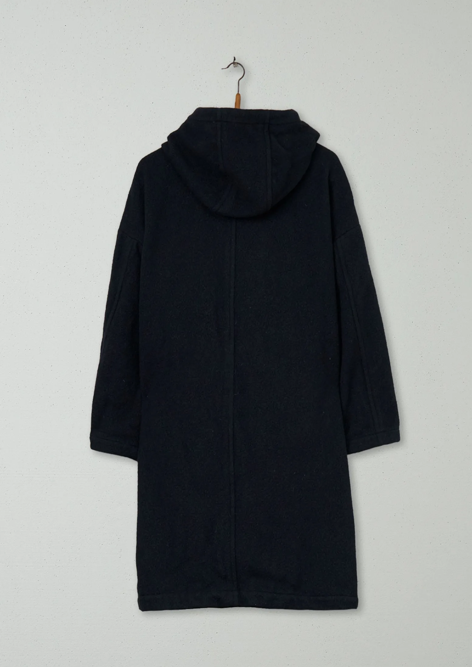 Reworn Boiled Wool Duffle Coat Size 14 (105) | Navy sold by TOAST product image thumbnail 2