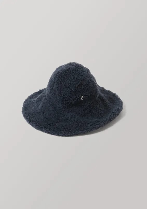 Reworn Olivia Wool Hat (047) | Slate made by TOAST