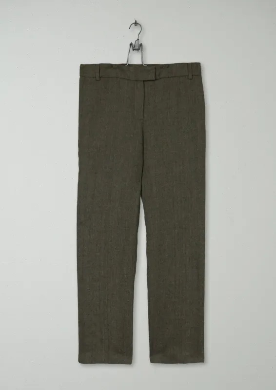 Reworn Harini Cigarette Trousers Size 12 (913) | Multi made by TOAST