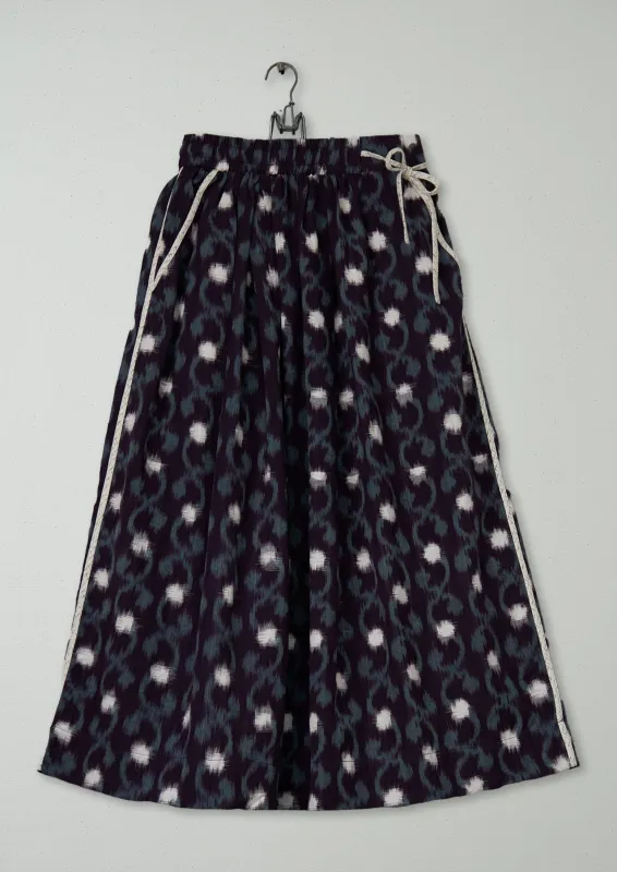 Reworn Trailing Ikat Skirt Size 8 (272) | Multi sold by TOAST