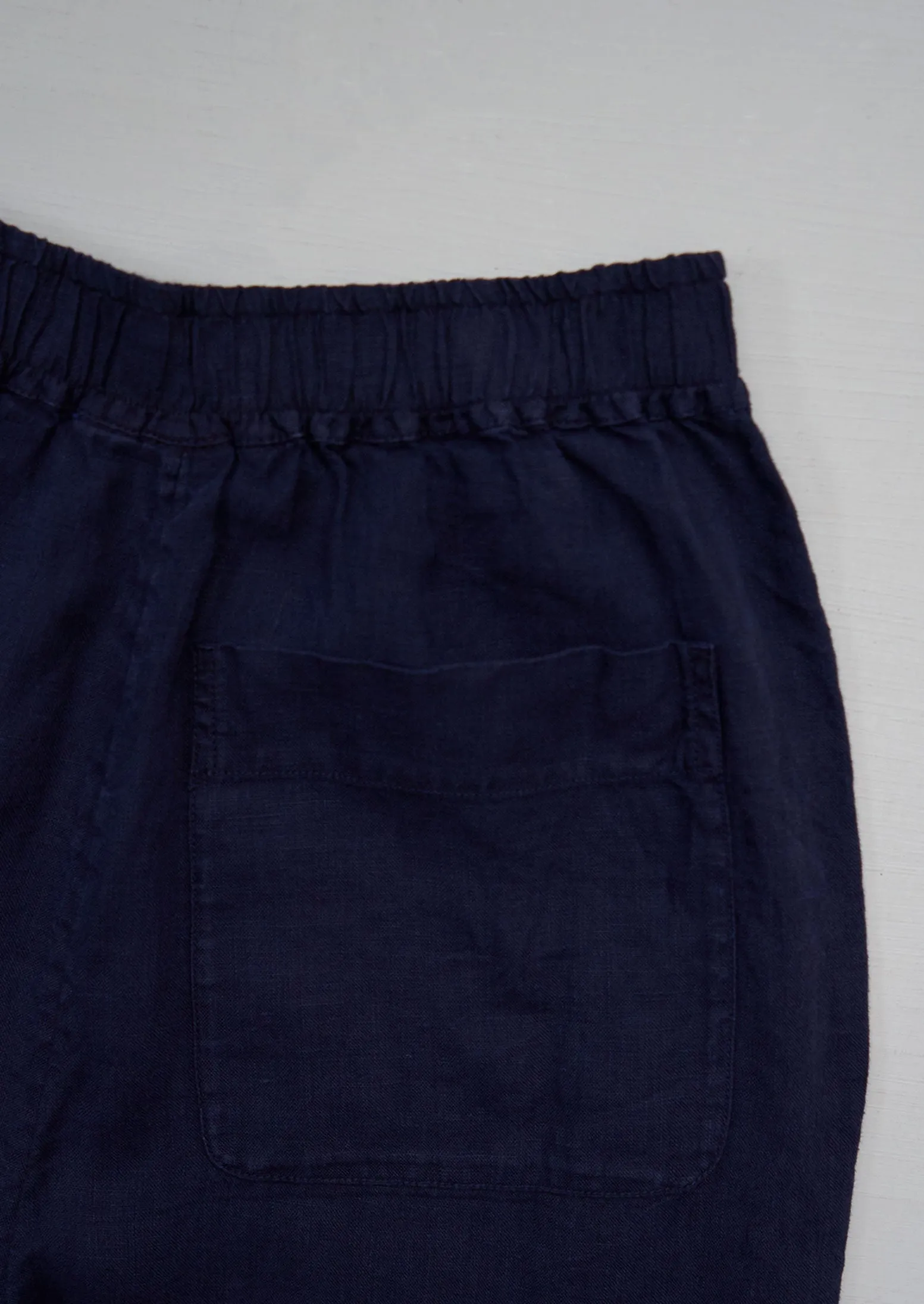 Reworn Linen Trousers Size XXS (1019) | Blueberry sold by TOAST product image thumbnail 2