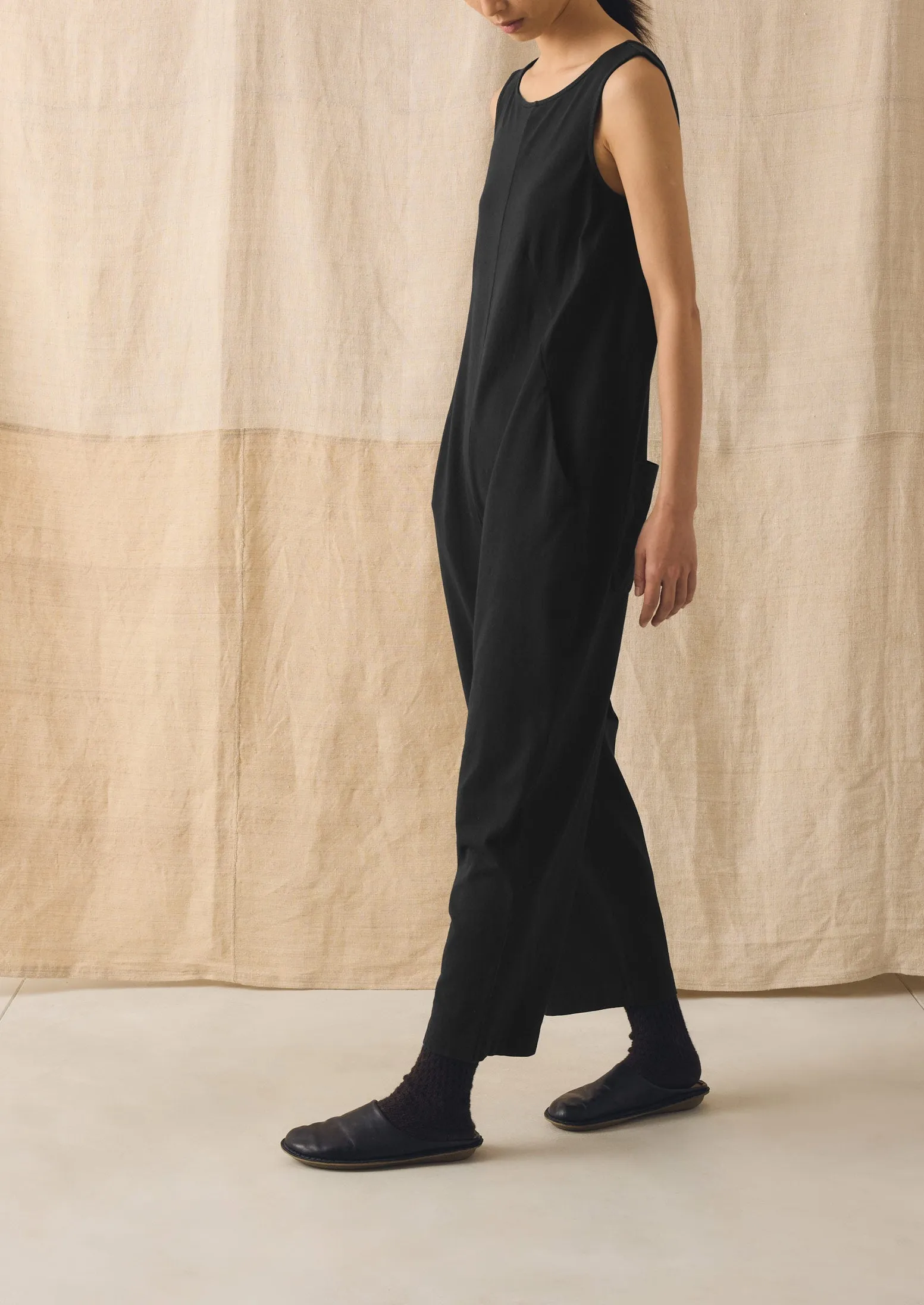 Lydia Jersey Jumpsuit | Washed Black sold by TOAST product image thumbnail 4