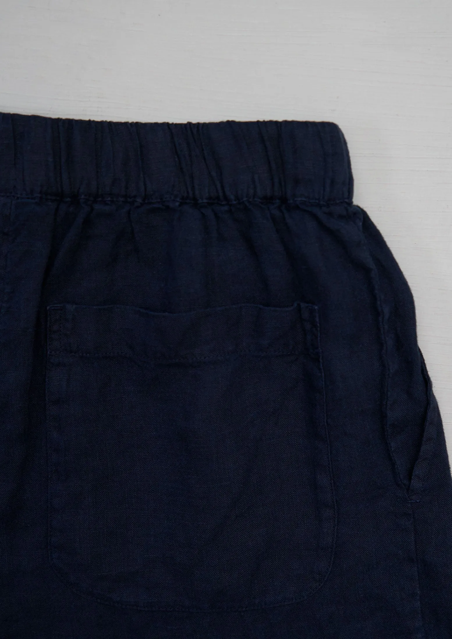 Reworn Linen Trousers Size XS (1022) | Midnight sold by TOAST product image thumbnail 2