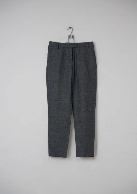 Reworn Cigarette Trousers Size 10 (1036) | Charcoal made by TOAST