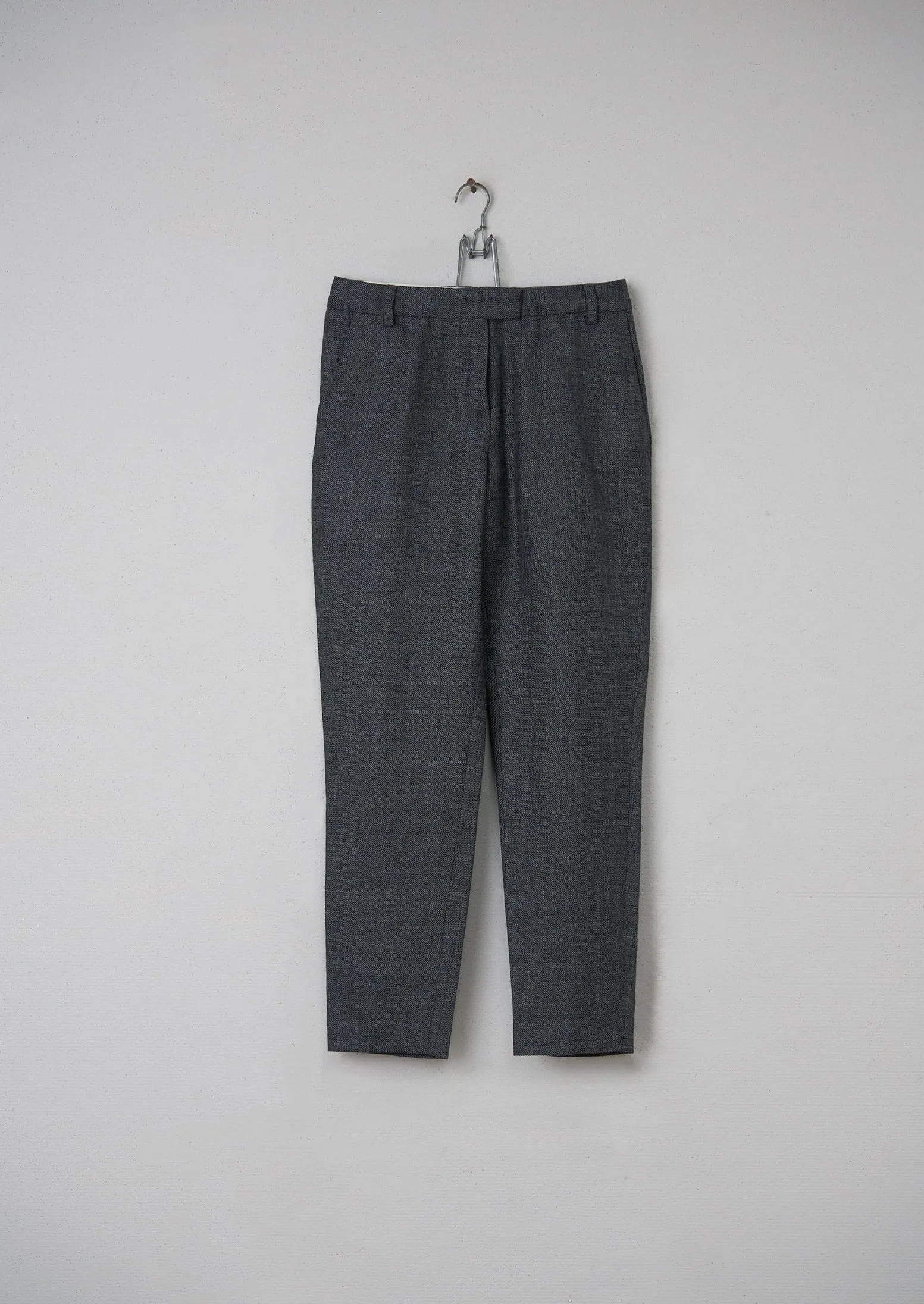 Reworn Cigarette Trousers Size 10 (1036) | Charcoal sold by TOAST