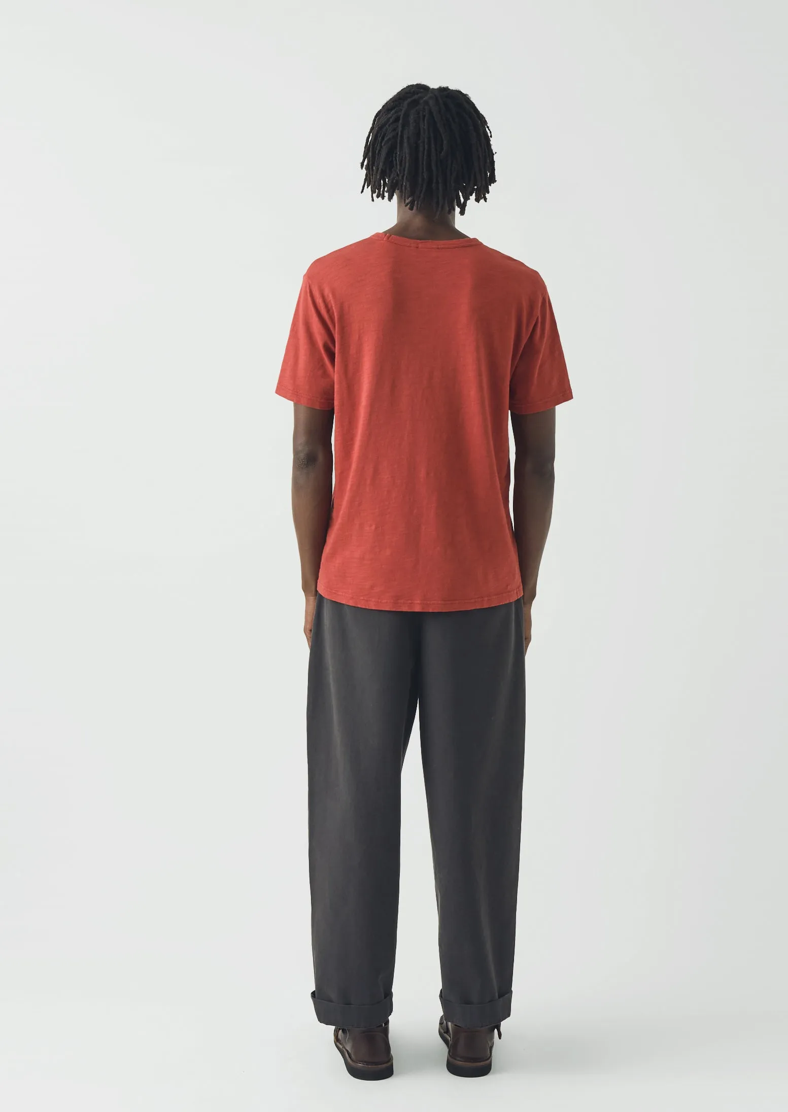 Theo Organic Cotton Short Sleeve Tee | Terracotta sold by TOAST product image thumbnail 4