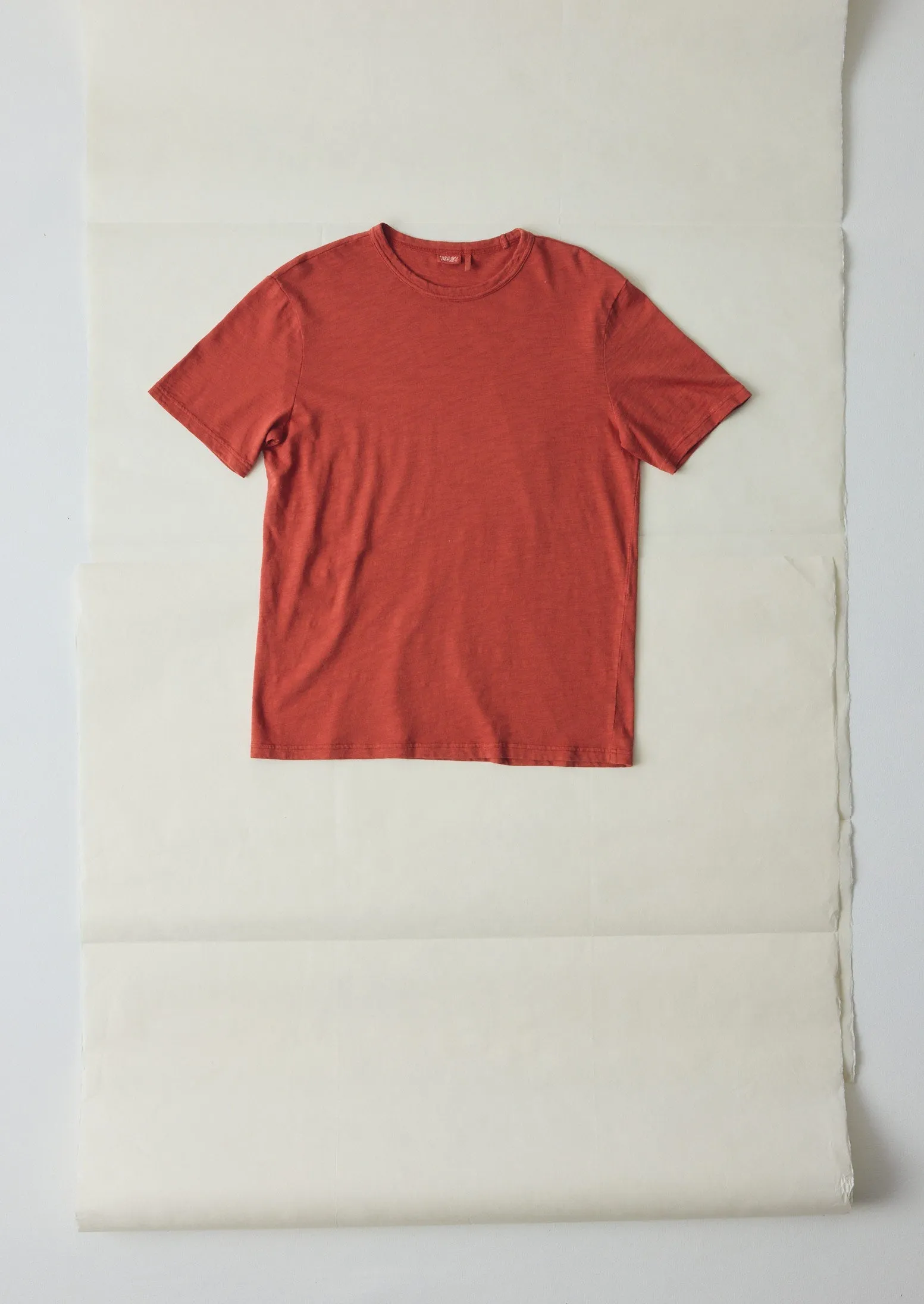 Theo Organic Cotton Short Sleeve Tee | Terracotta sold by TOAST
