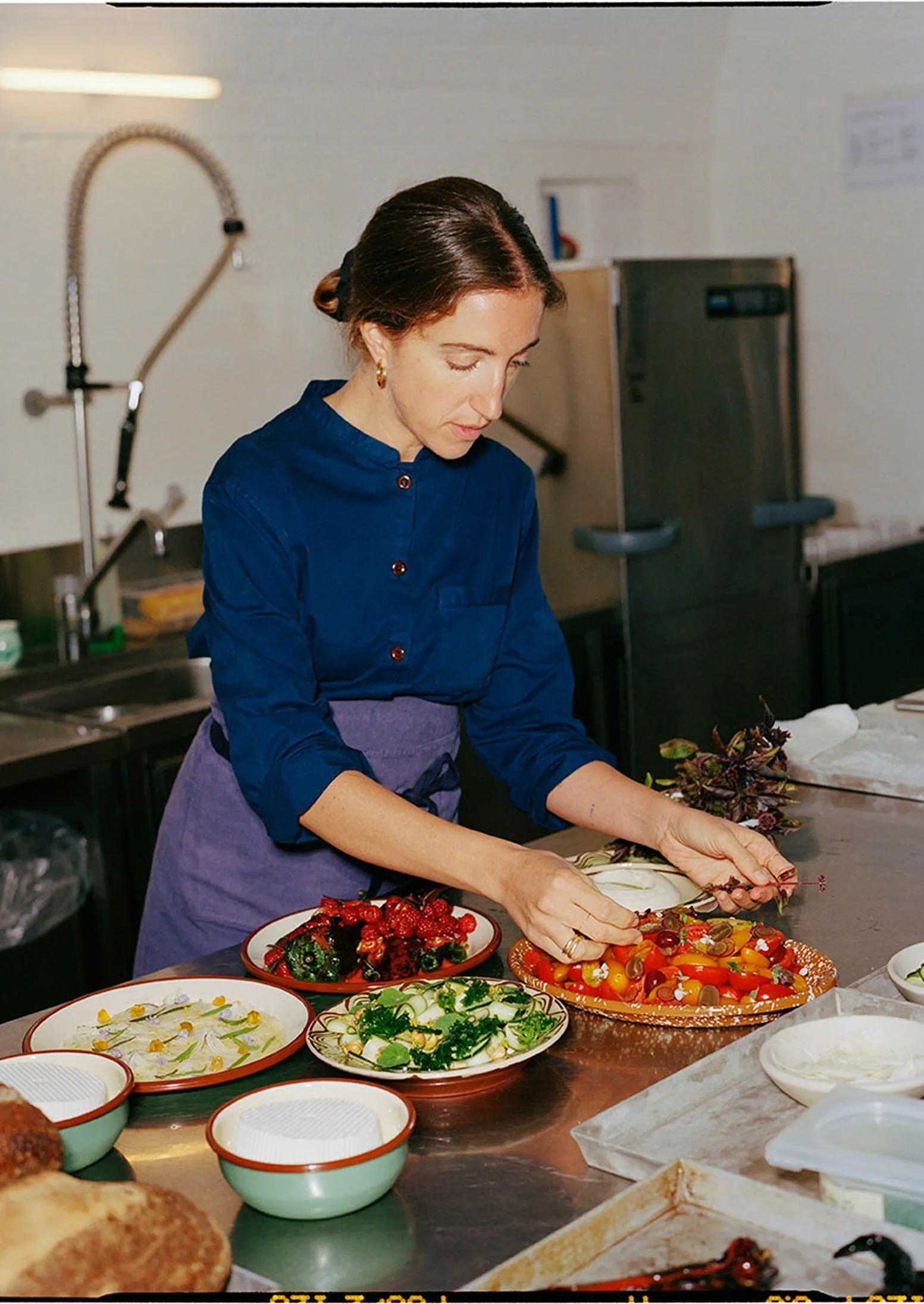 Cotton Twill Boxy Shirt | Mid Blue sold by TOAST product image thumbnail 2