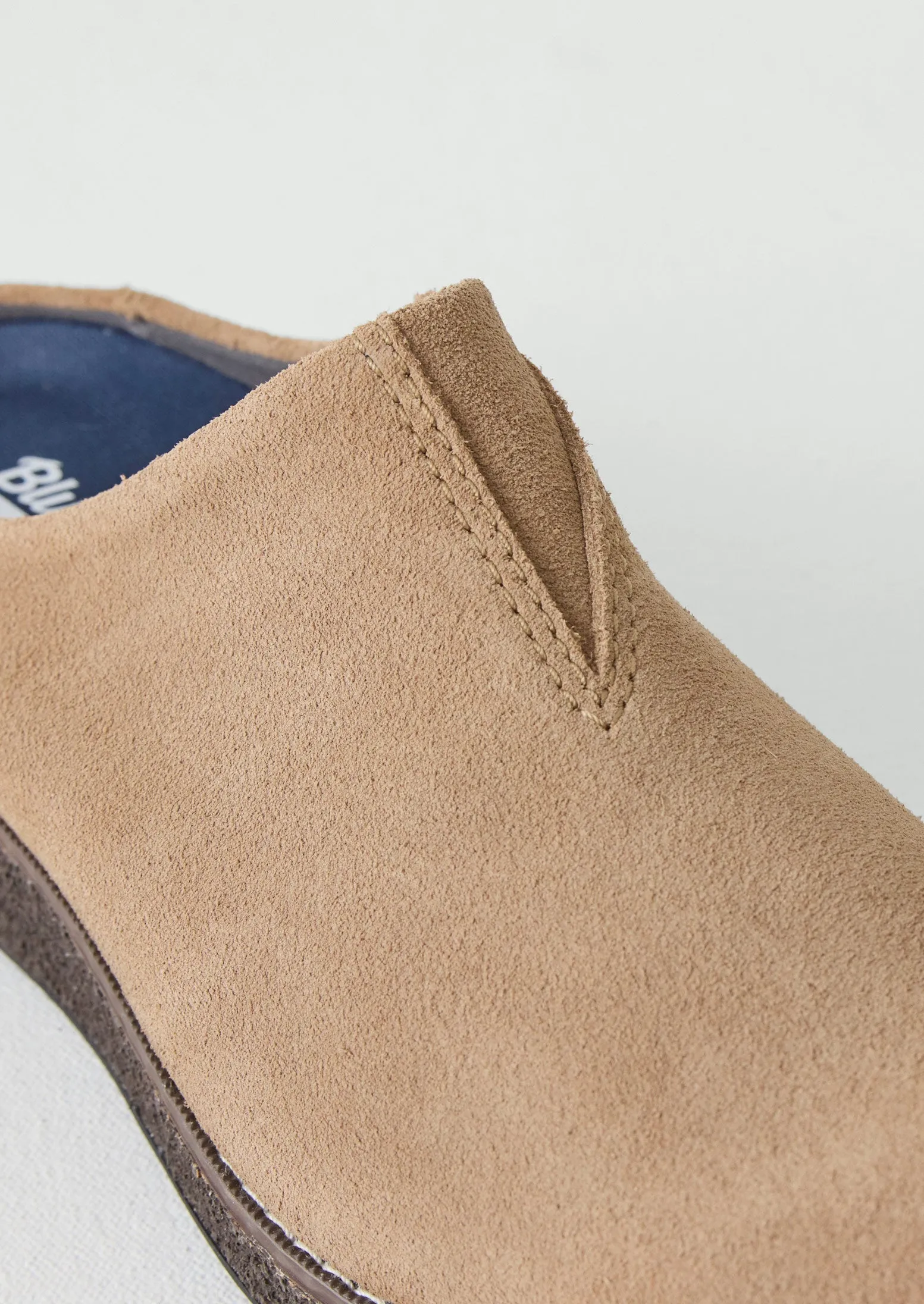 Blundstone Cork Suede Slip On Clogs | Sand sold by TOAST product image thumbnail 4