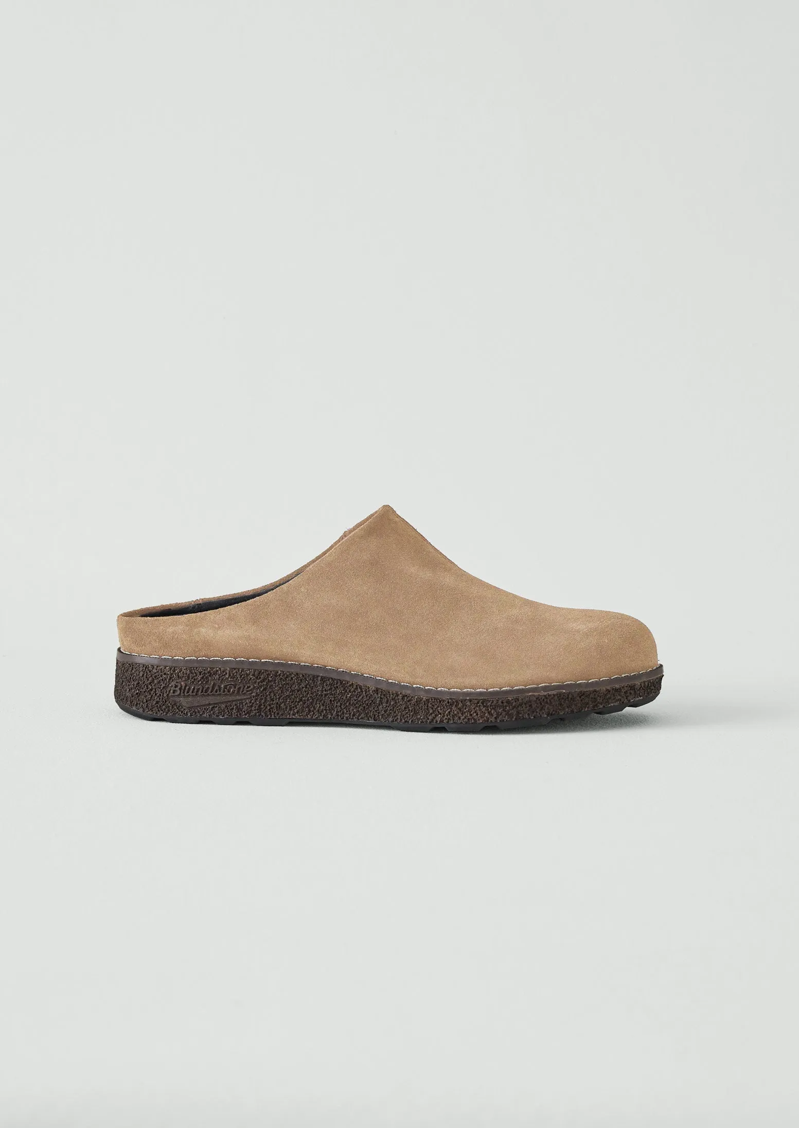 Blundstone Cork Suede Slip On Clogs | Sand sold by TOAST product image thumbnail 2