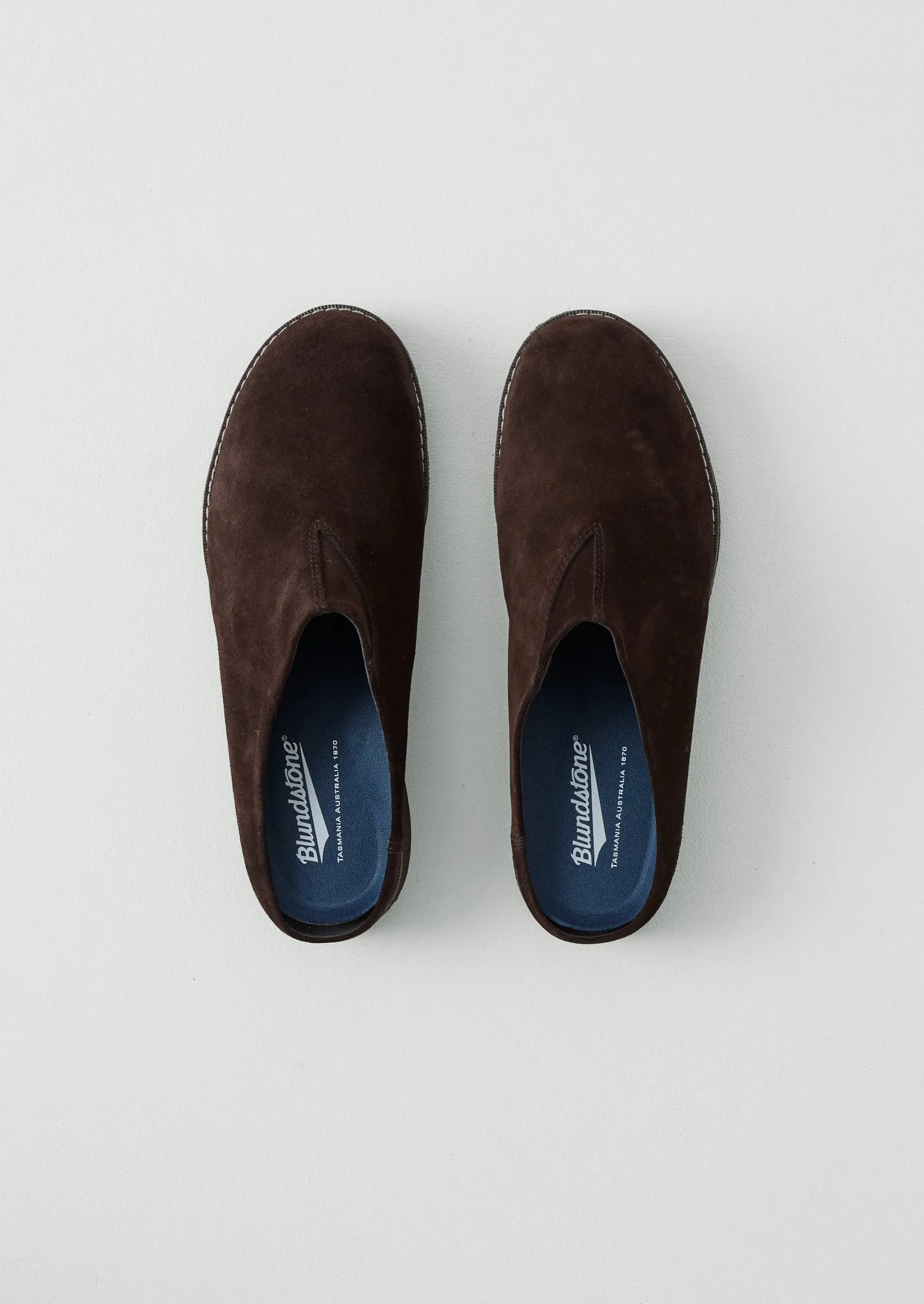 Blundstone Cork Suede Clogs | Dark Brown sold by TOAST product image thumbnail 3