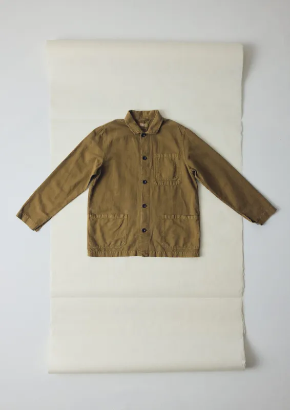 Arlo Garment Dyed Herringbone Jacket | Woodland Green sold by TOAST