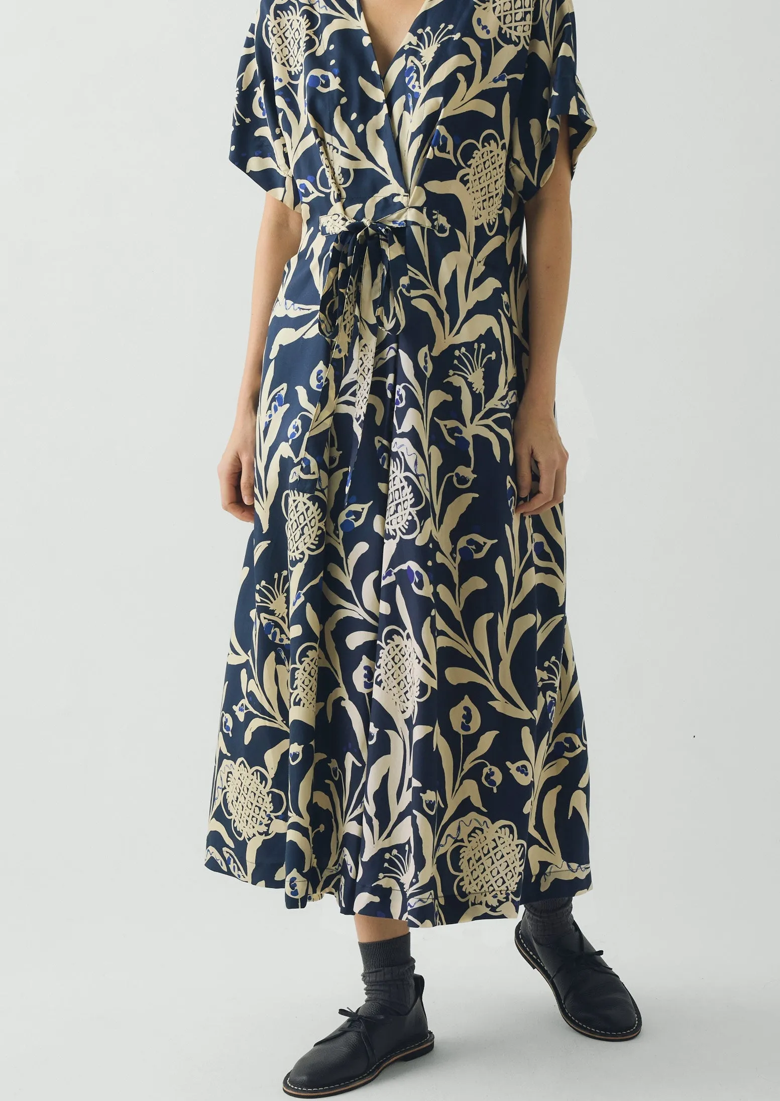 Crockery Print Dress | Smalt sold by TOAST product image thumbnail 4