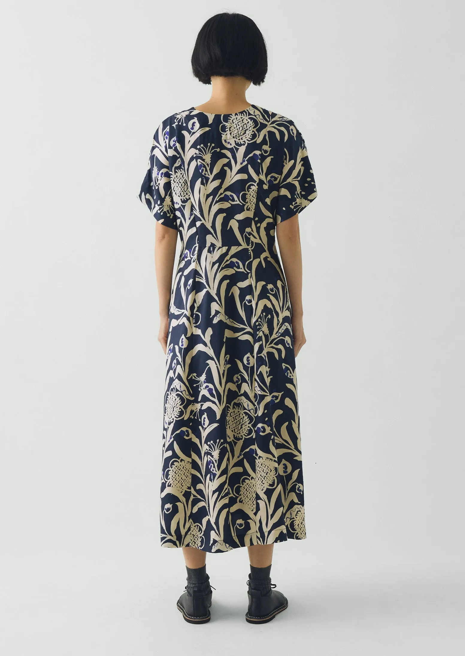 Crockery Print Dress | Smalt sold by TOAST product image thumbnail 5