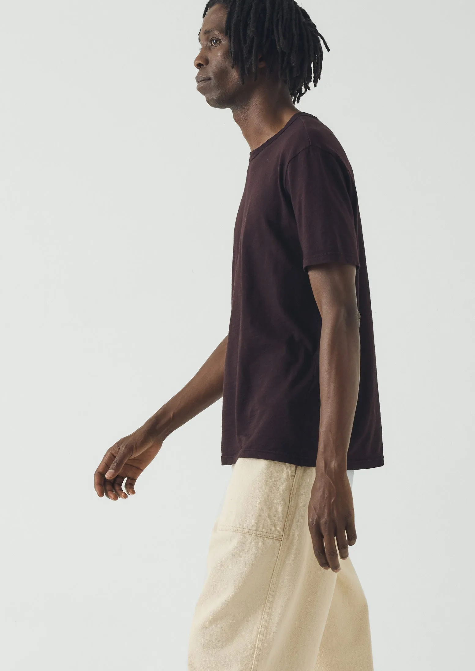 Theo Organic Cotton Short Sleeve Tee | Beetroot sold by TOAST product image thumbnail 2