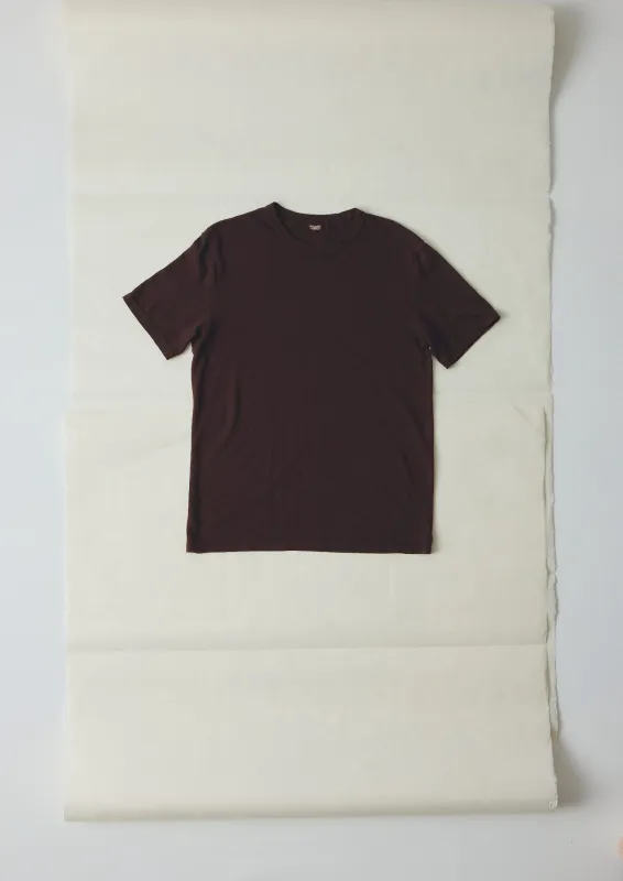 Theo Organic Cotton Short Sleeve Tee | Beetroot sold by TOAST
