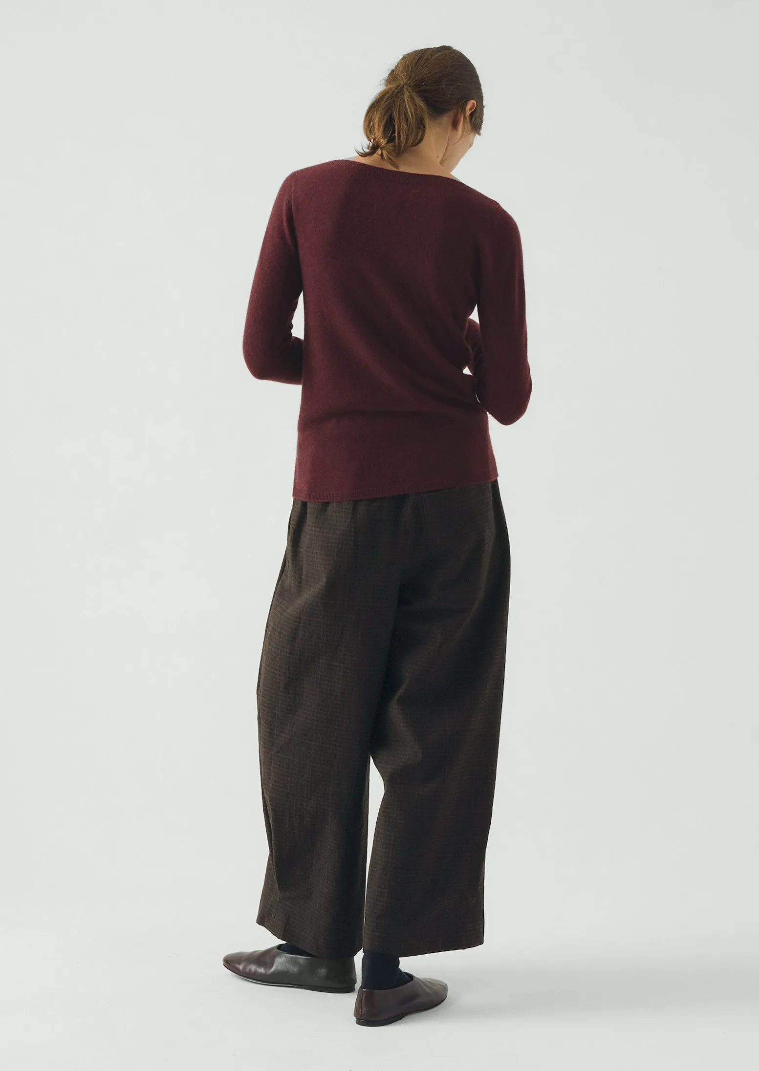 Fine Wool Cashmere Sweater | Beetroot sold by TOAST product image thumbnail 3