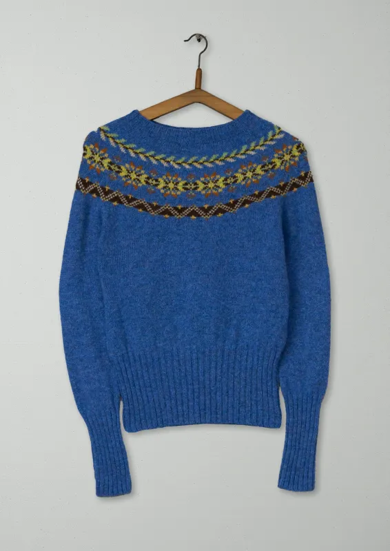 Reworn Fair Isle Wool Yoke Sweater Size S (479) | Multi sold by TOAST