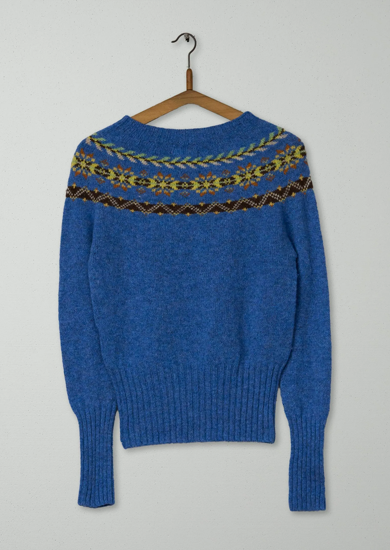 Reworn Fair Isle Wool Yoke Sweater Size S (479) | Multi sold by TOAST product image thumbnail 2
