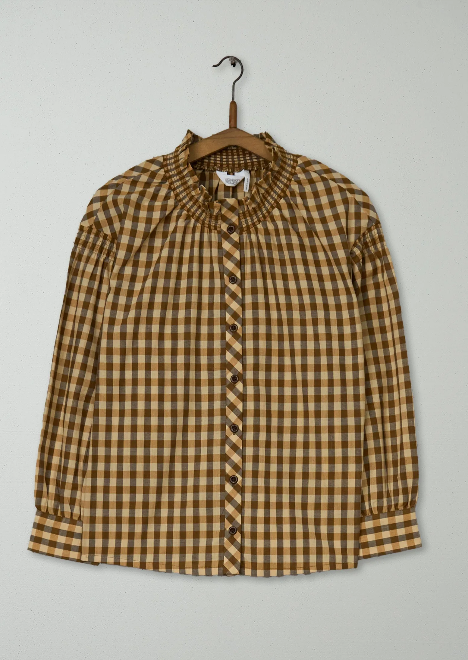 Reworn Cotton Gingham Shirt Size XXSXS (857) | Multi sold by TOAST