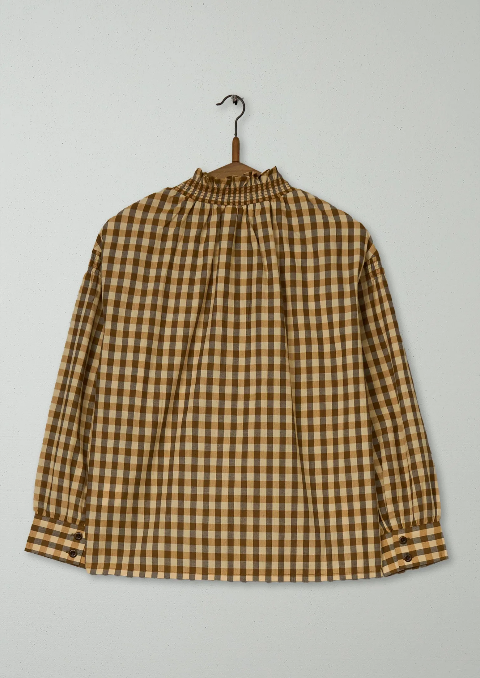Reworn Cotton Gingham Shirt Size XXSXS (857) | Multi sold by TOAST product image thumbnail 2