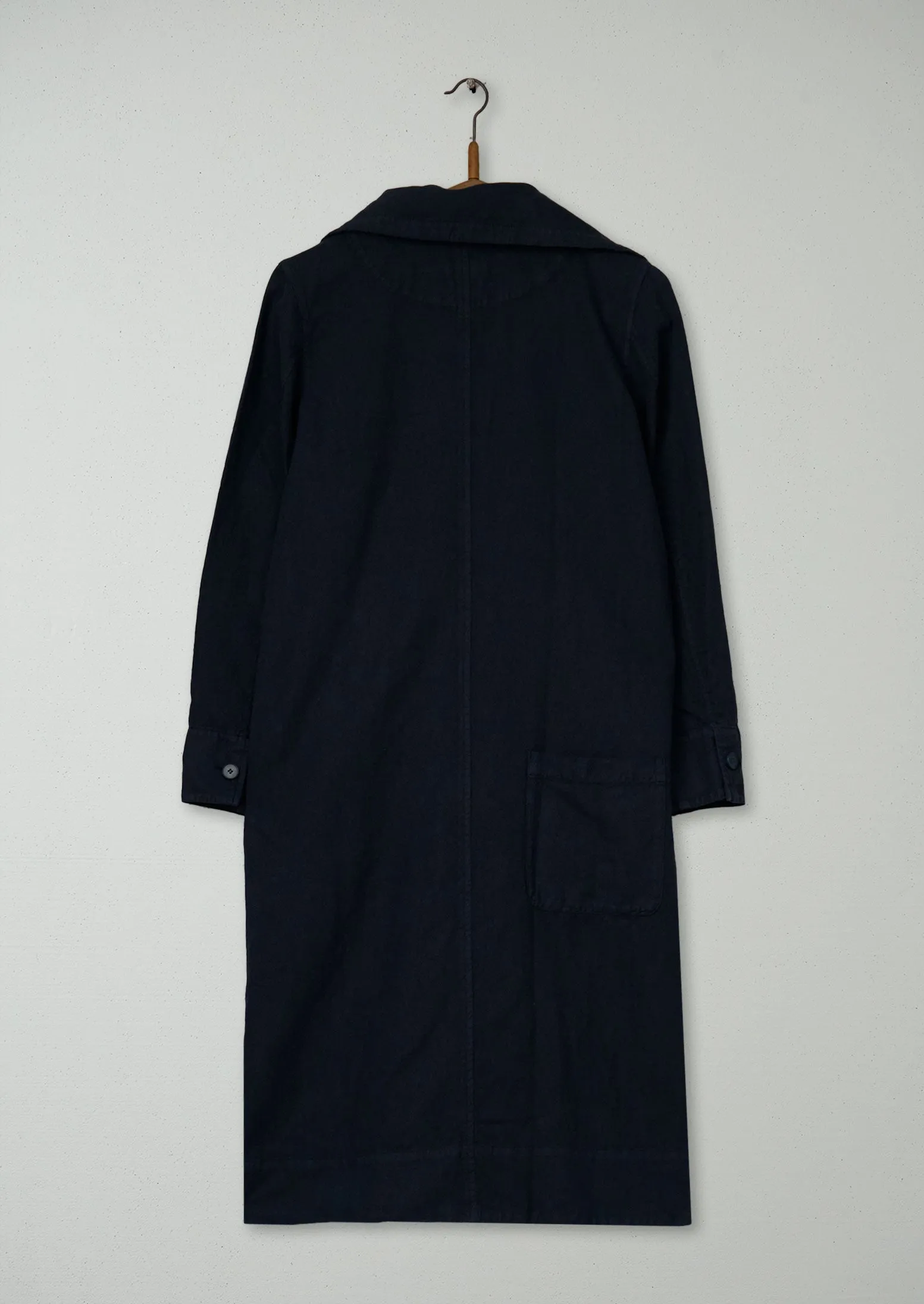 Reworn Drawstring Collar Dress Size XS (1481) | Slate sold by TOAST product image thumbnail 2