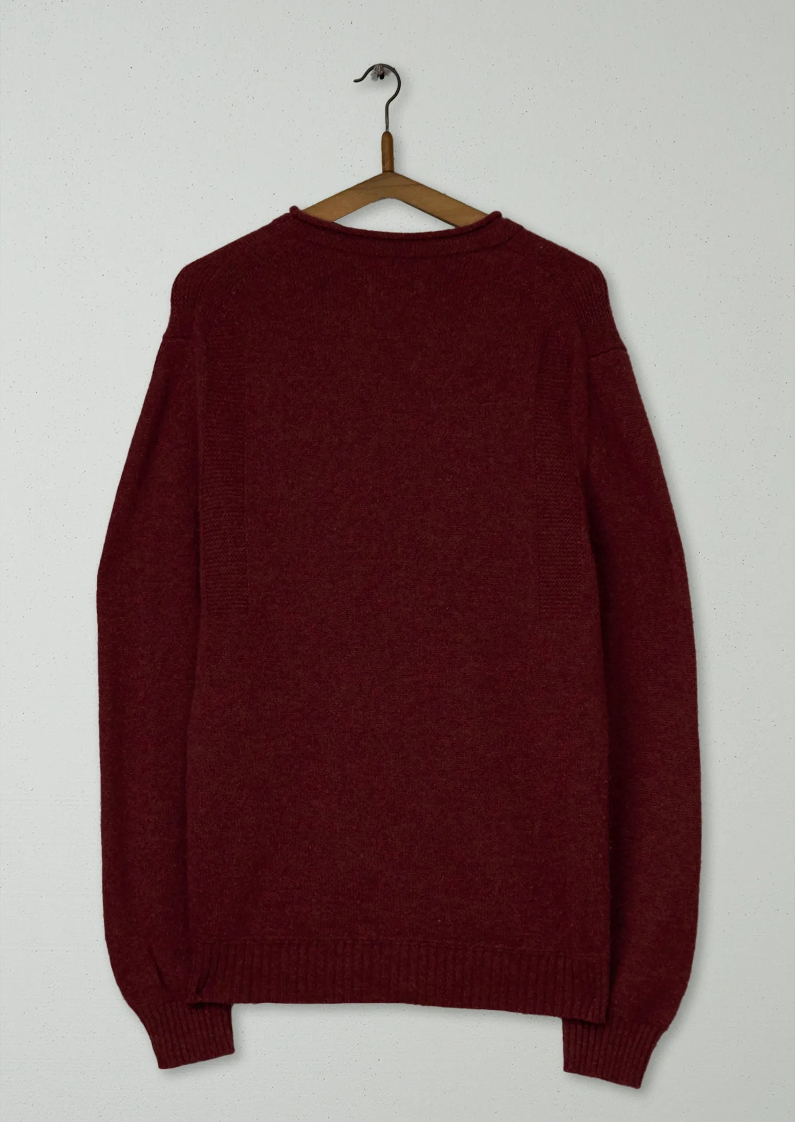 Reworn Mens Wool Cashmere Sweater Size M (035) | Russet sold by TOAST product image thumbnail 2