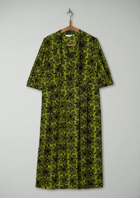 Reworn Tie Neck Print Dress Size 4 (559) | Multi sold by TOAST