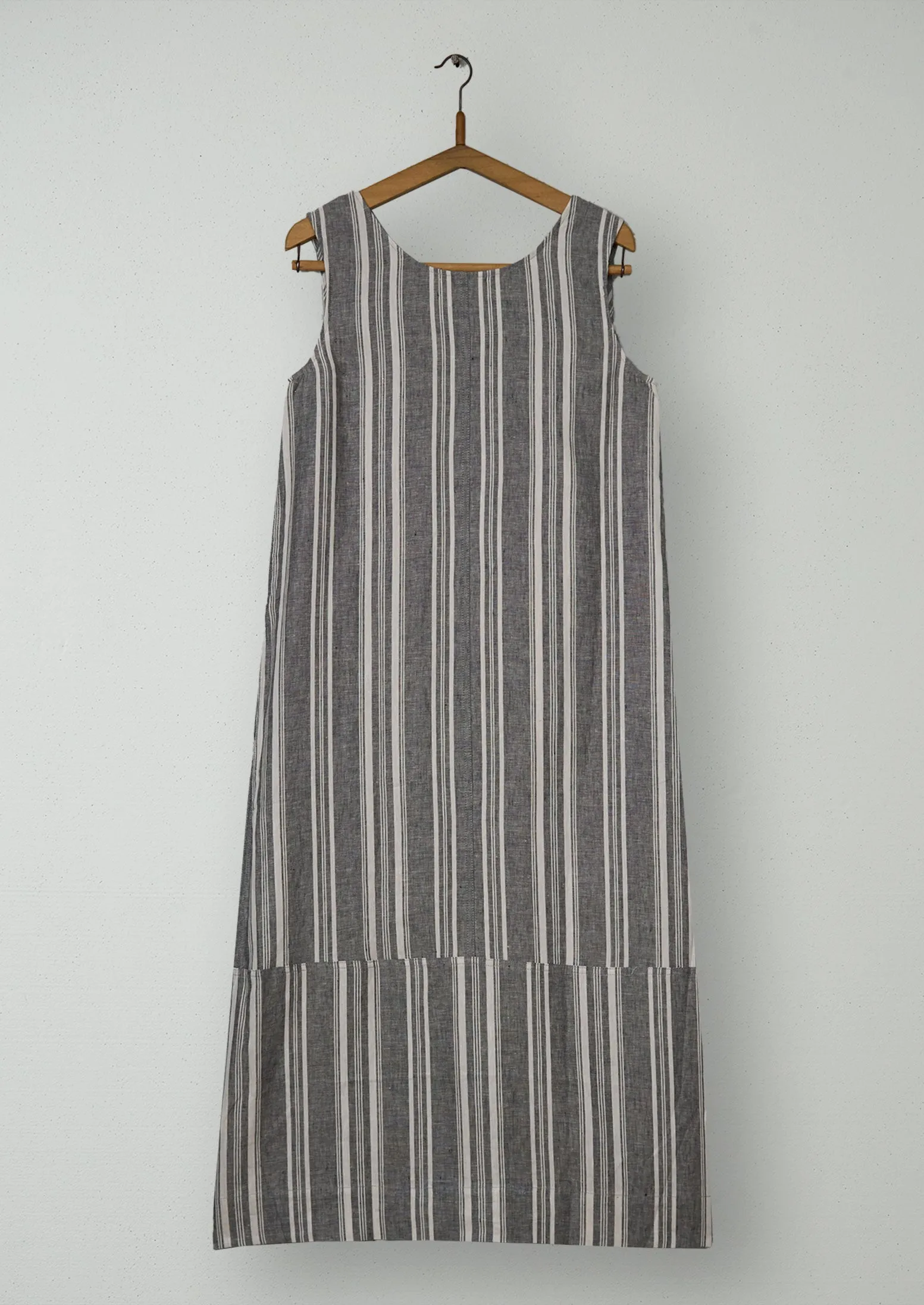 Reworn Ticking Stripe Dress Size 10 (1562) | Multi sold by TOAST product image thumbnail 2