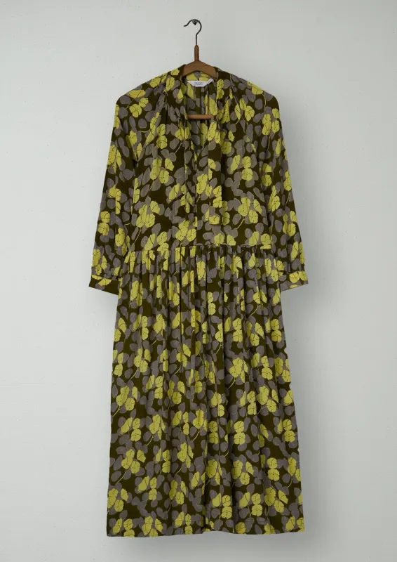 Reworn Poppies Print Crepe Dress Size 6 (1574) | Multi made by TOAST