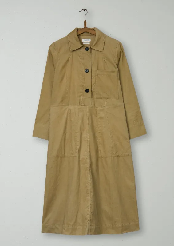 Reworn Needlecord Shirt Dress Size 6 (1592) | Bulrush sold by TOAST