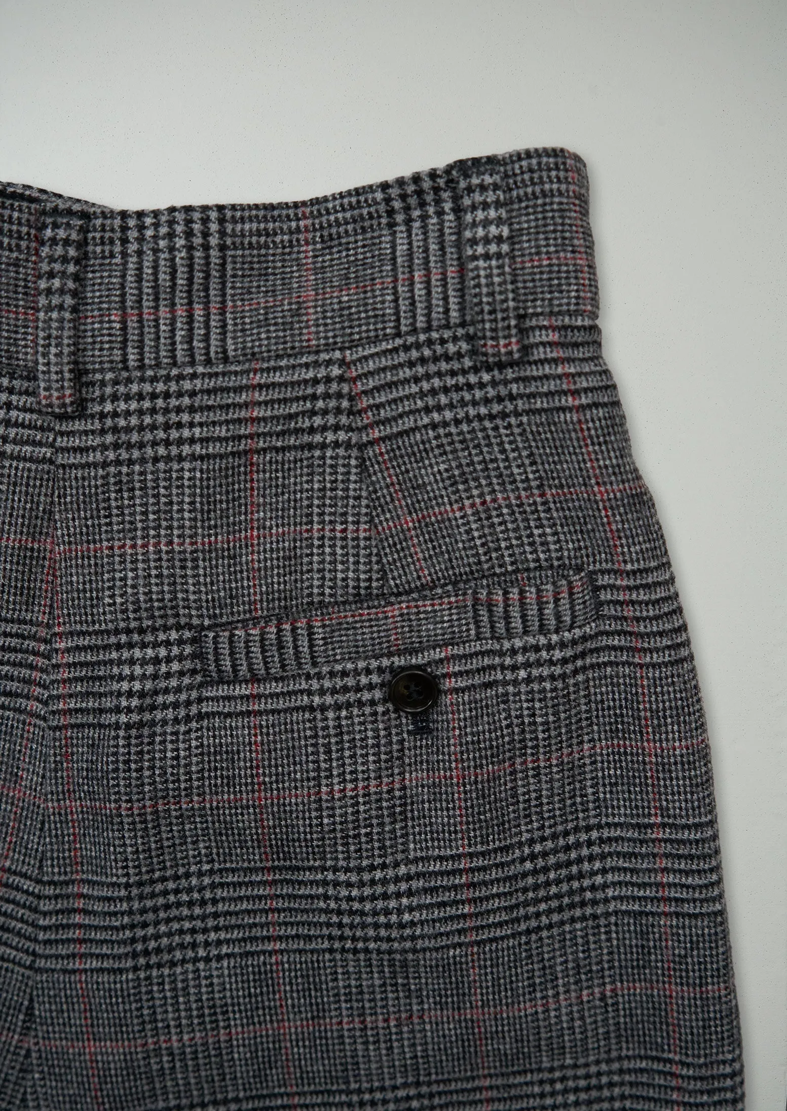 Reworn Prince of Wales Check Wool Trousers Size 6 (1084) | Multi sold by TOAST product image thumbnail 2