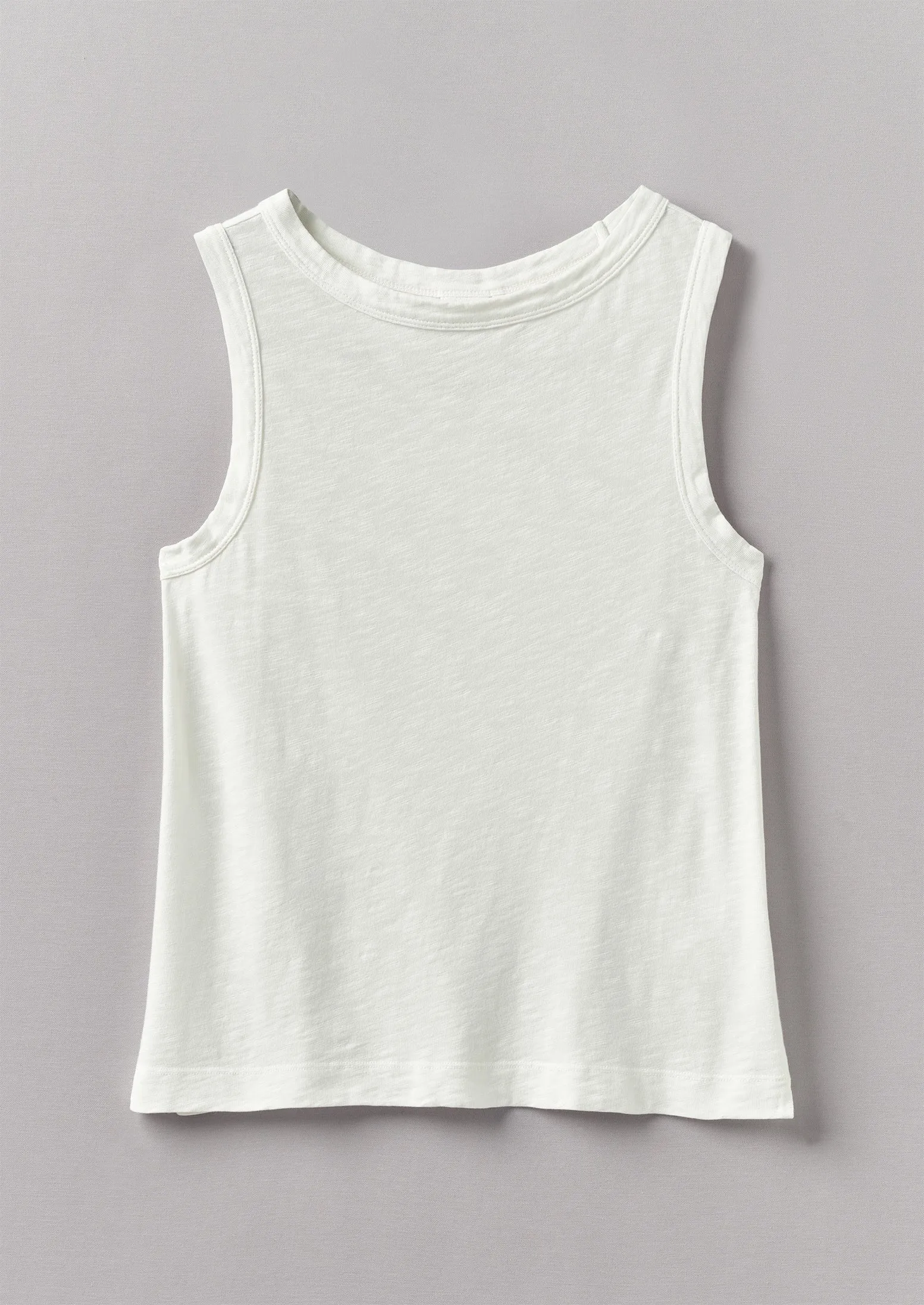 Sian Garment Dyed Organic Cotton Tank Top | Chalk sold by TOAST