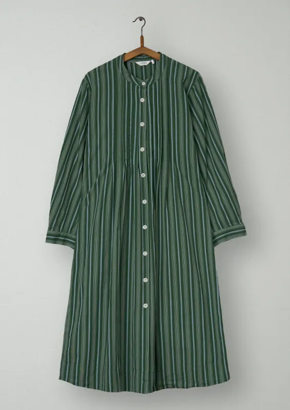 Reworn Pintuck Stripe Dress Size 16 (1573) | Multi sold by TOAST