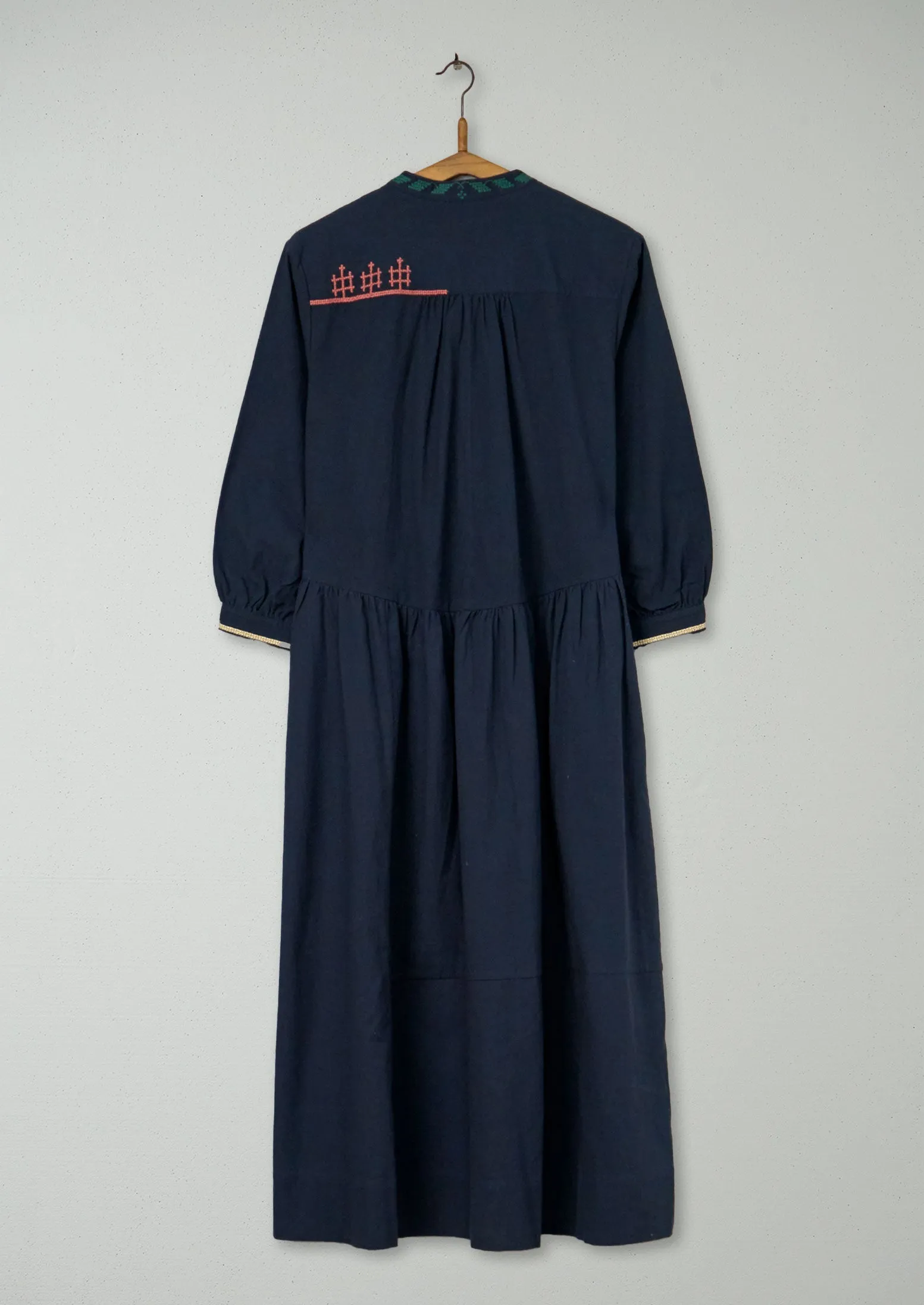 Reworn Embroidered Dress Size 6 (1534) | Slate sold by TOAST product image thumbnail 2
