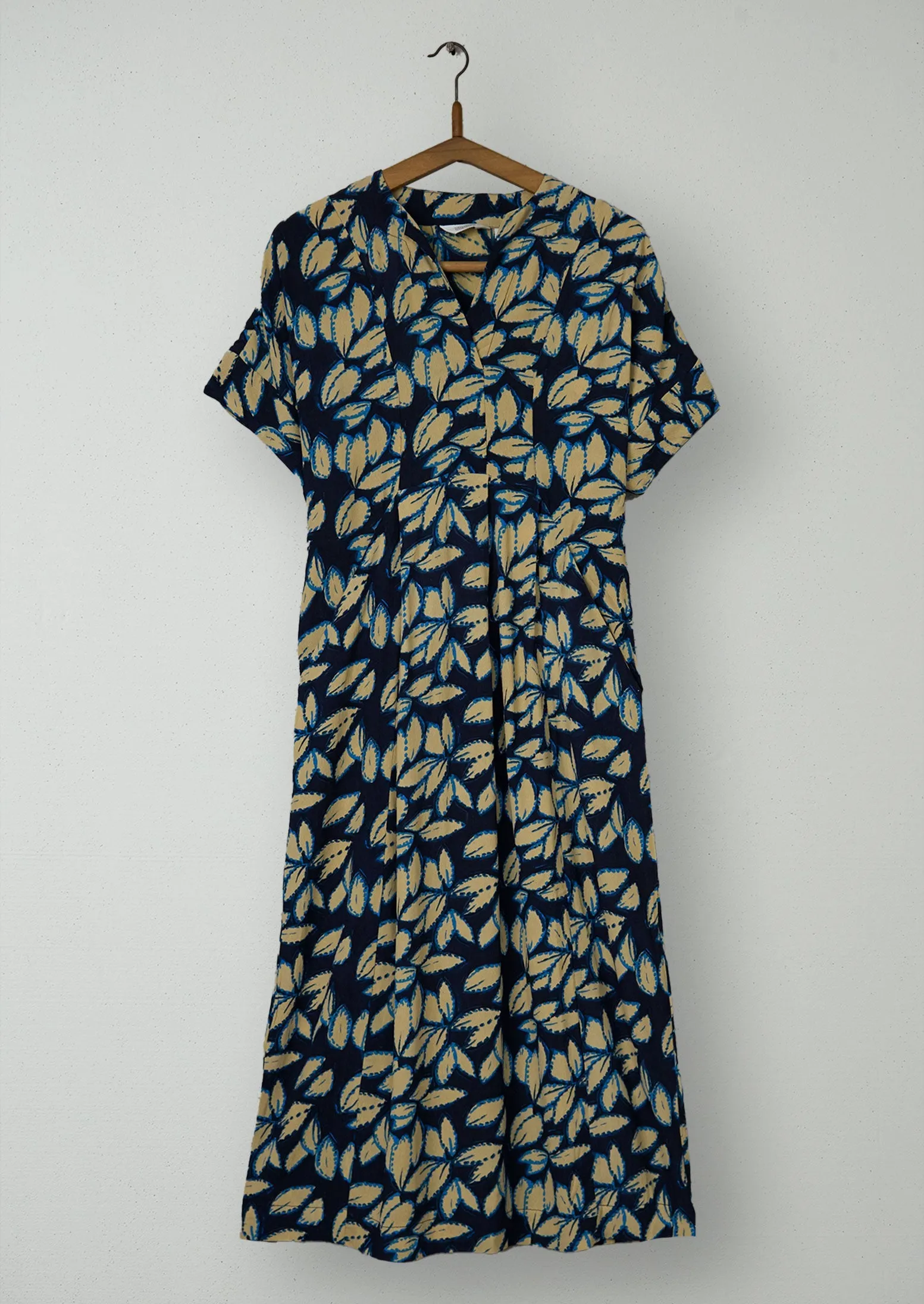 Reworn Bryn Leaf Print Dress Size XS (1597) | Multi sold by TOAST