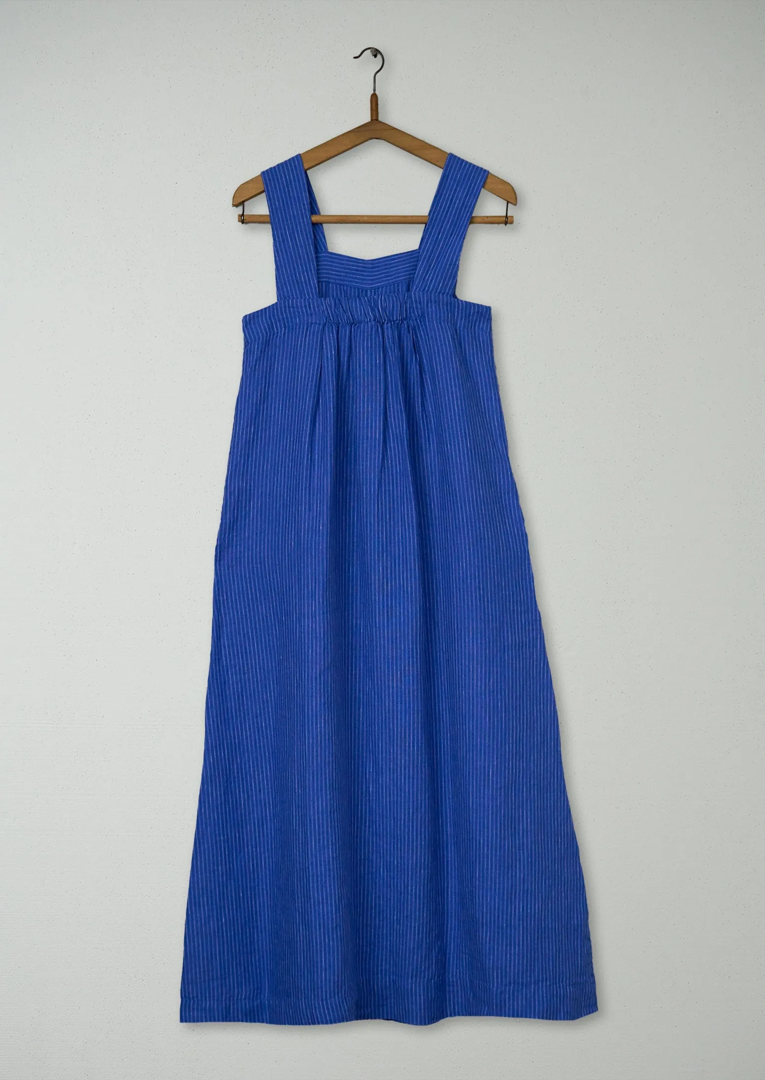 Reworn Stripe Linen Sun Dress Size M (1564) | Multi sold by TOAST product image thumbnail 2