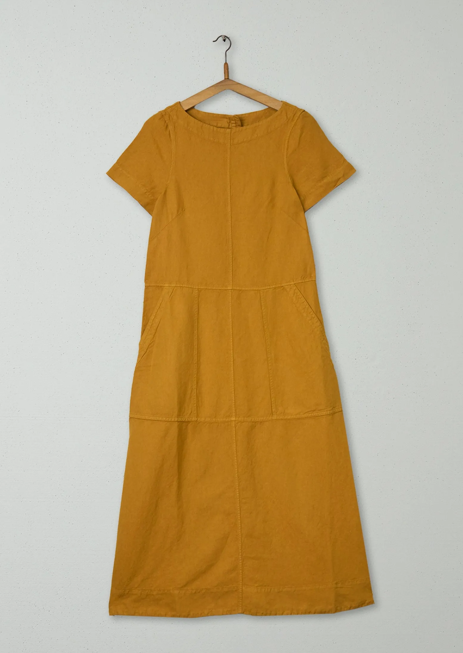 Reworn Cotton Linen Dress Size 6 (1558) | Dhal sold by TOAST