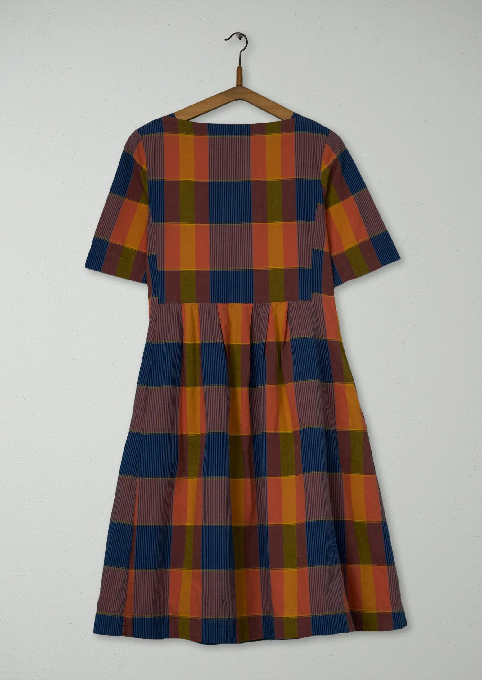 Reworn Check Cotton Dress Size 6 (1566) | Multi sold by TOAST product image thumbnail 2