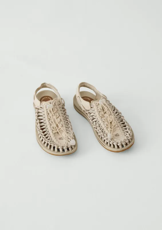 Keen Uneek Canvas Sandals | Natural/Birch sold by TOAST