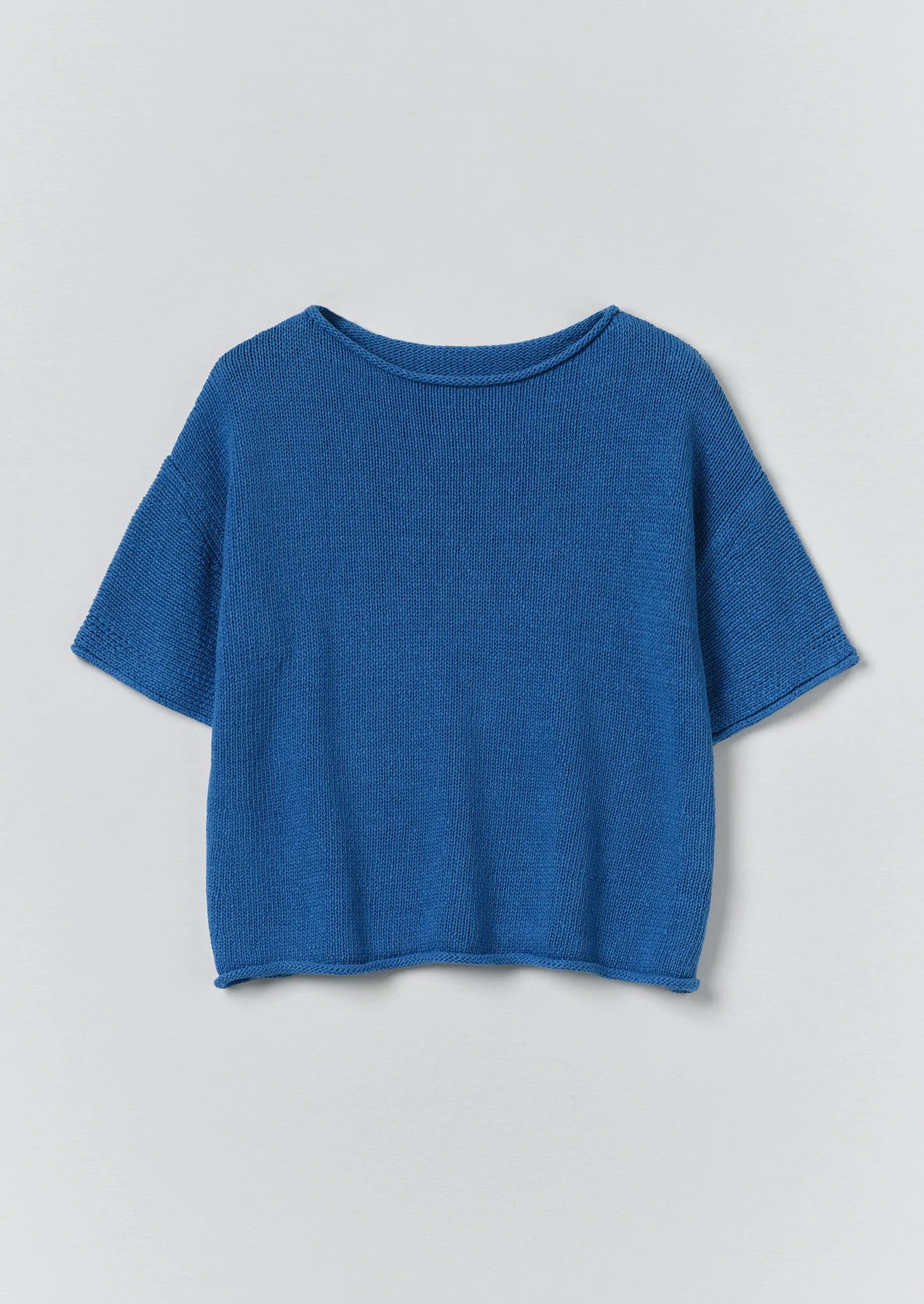 Knitted Cotton Linen Tee | Bluebird sold by TOAST
