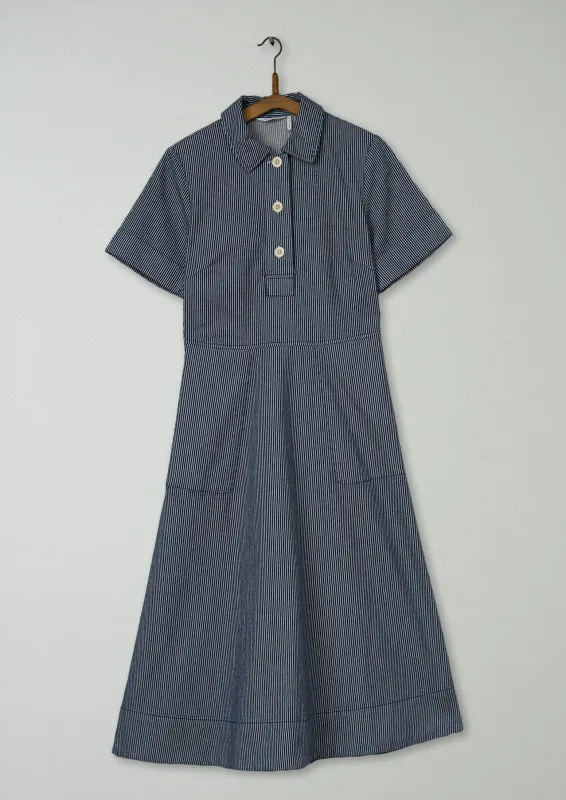 Reworn Stripe Cotton Shirt Dress Size 6 (1545) | Multi sold by TOAST