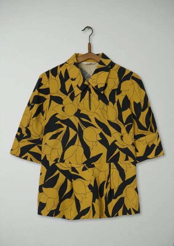 Reworn Floral Print Shirt Size 8 (911) | Multi made by TOAST